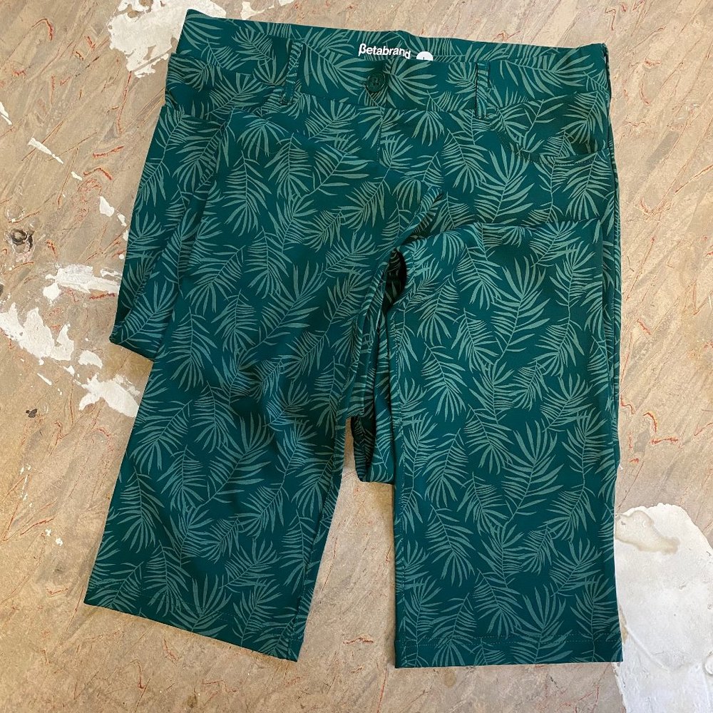 Betabrand | Straight-Leg | 7-Pocket Dress Pant Yoga Pants (Cabana)